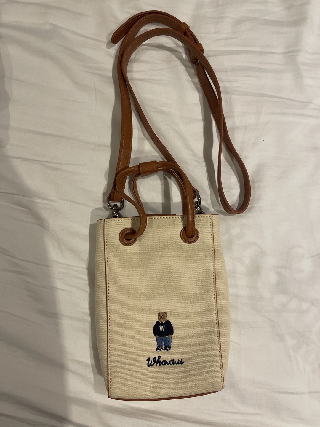 WHO.A.U Mini Square Crossbody Bag