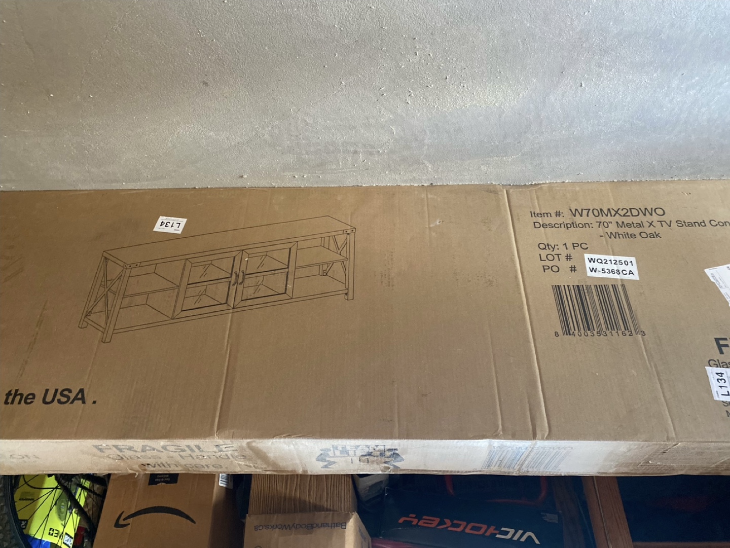 70'' TV Stand Console - photo 2