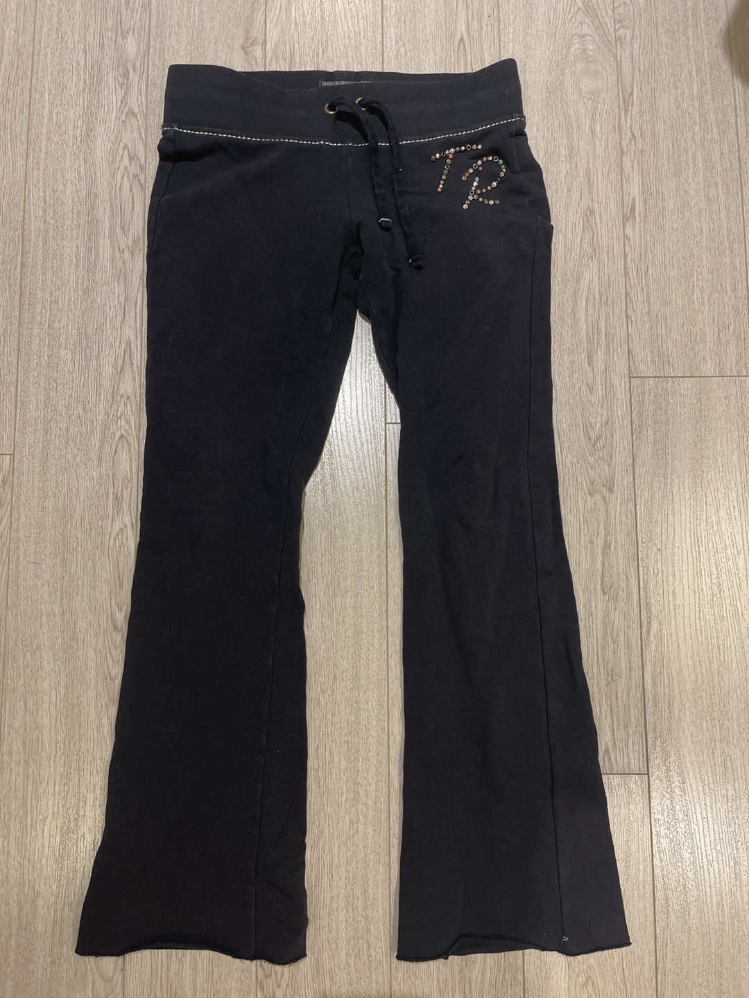 True religion flared black leggings