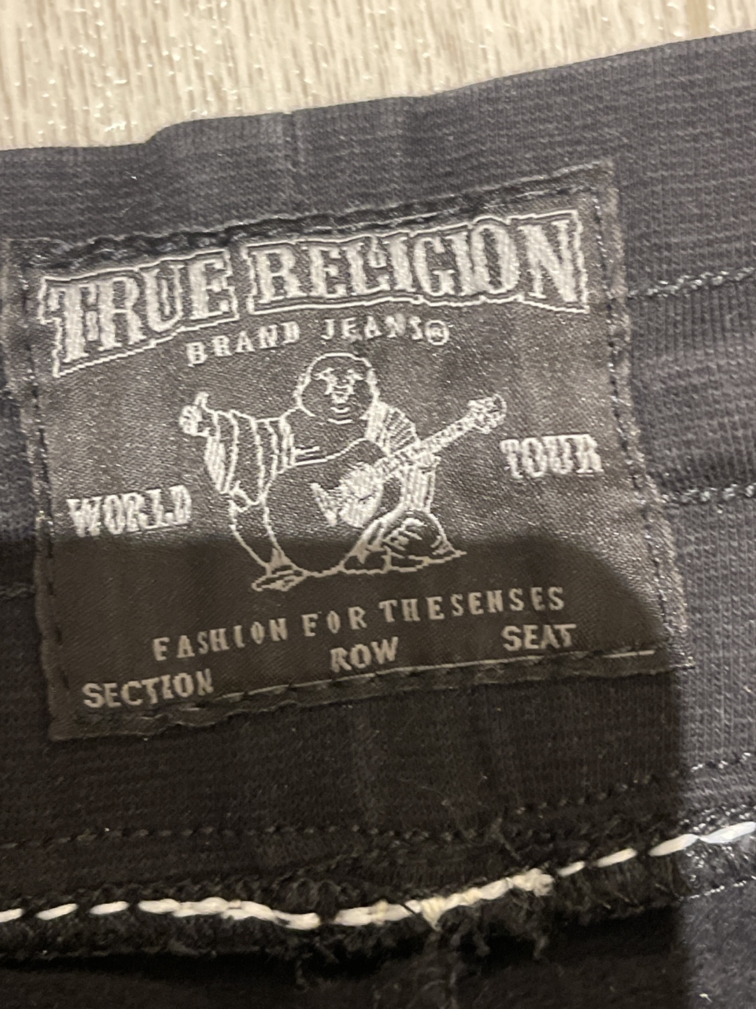 True religion flared black leggings - photo 4