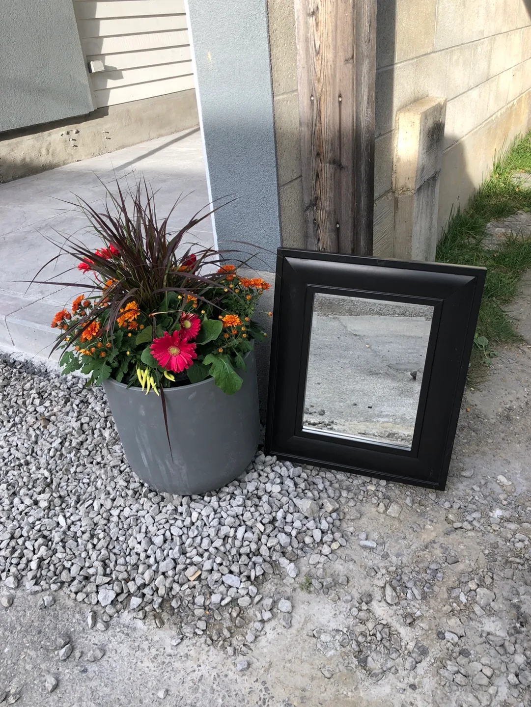 Black framed mirror image indicator(2)