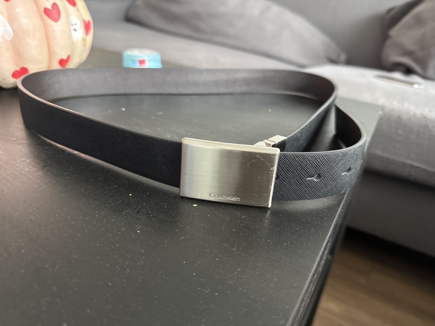 Calvin Klein Black Leather Belt - photo 2