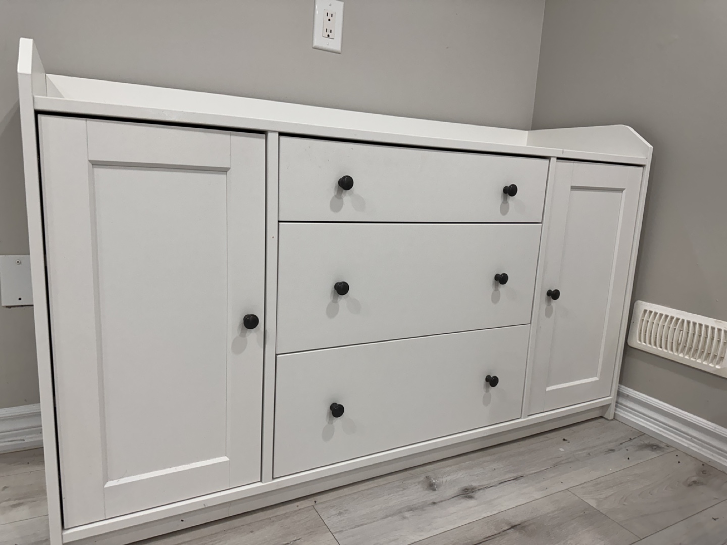 IKEA White Sideboard (Price Negotiable)