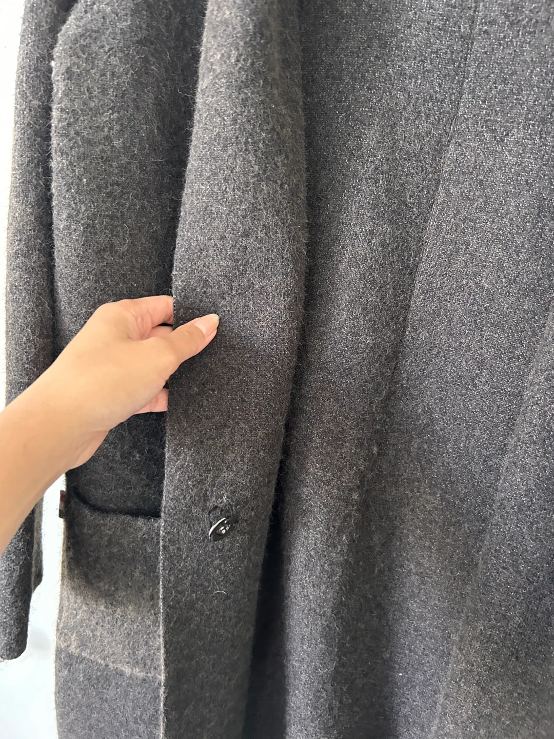 Grey Long Coat (Small) image indicator(3)