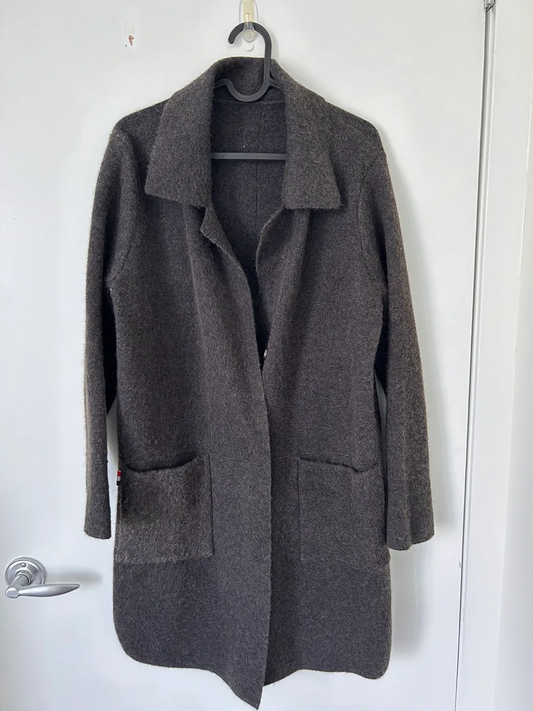 Grey Long Coat (Small) image indicator(2)
