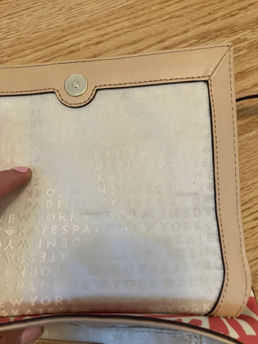 Kate Spade Grant Street Peony Palm Crossbody Bag image indicator(7)