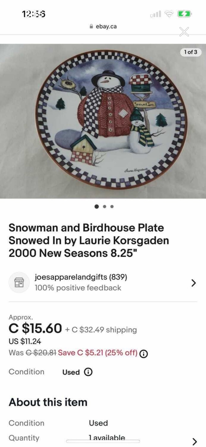 VINTAGE (2000) NEW SEASONS COLLECTORS PLATE - photo 5