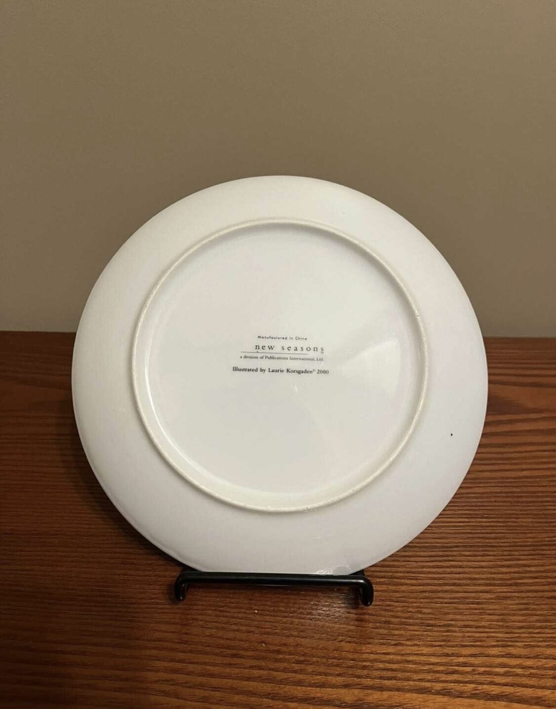 VINTAGE (2000) NEW SEASONS COLLECTORS PLATE - photo 2