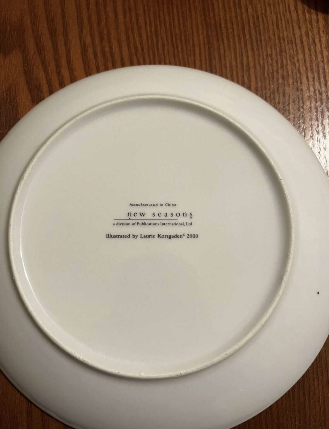 VINTAGE (2000) NEW SEASONS COLLECTORS PLATE - photo 4