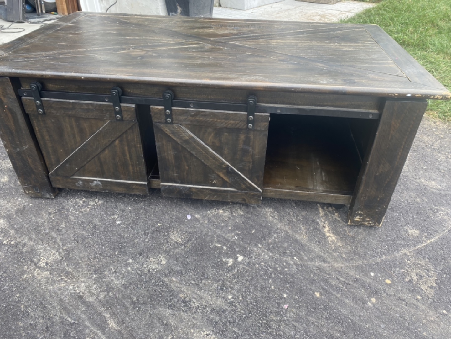 Lift Top Coffee Table with Storage - photo 4