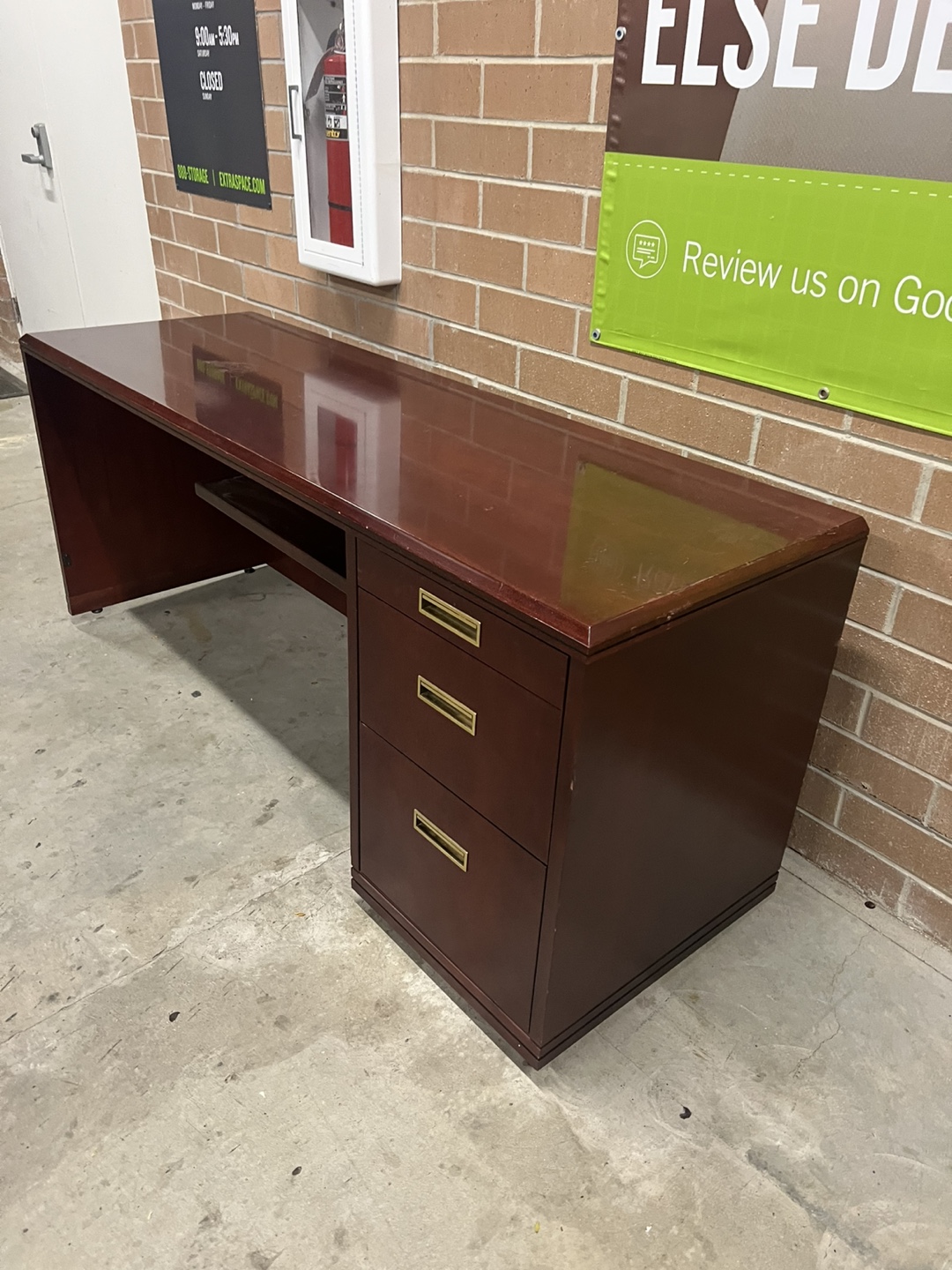 Poli executive desk w/drawers - photo 5