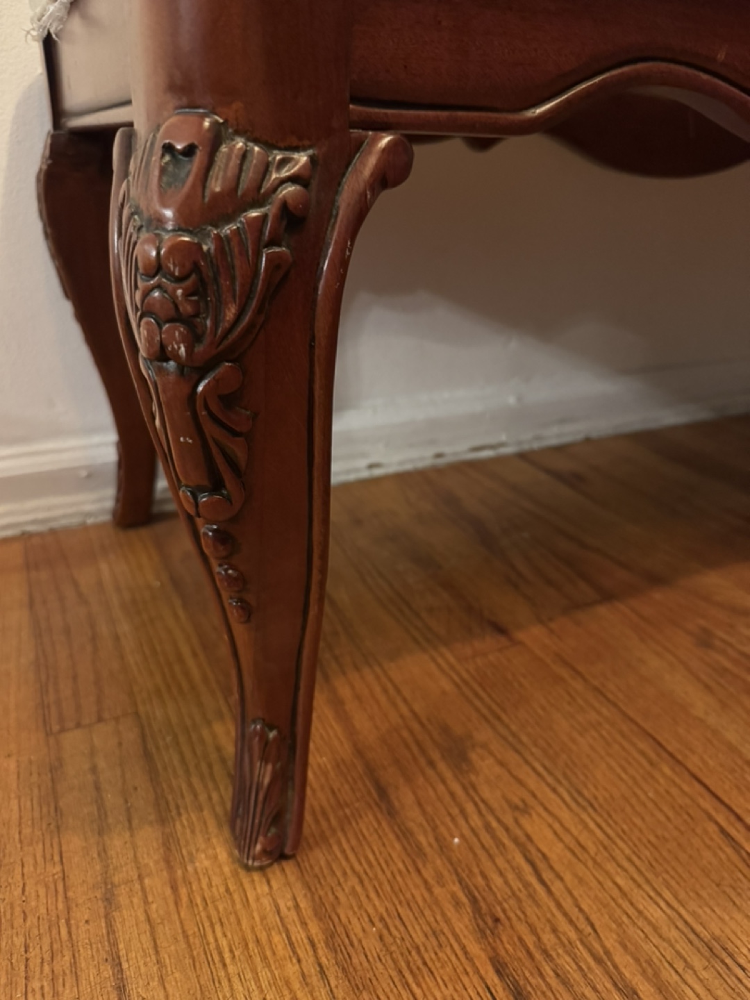 Ornate Wooden Bench - photo 4