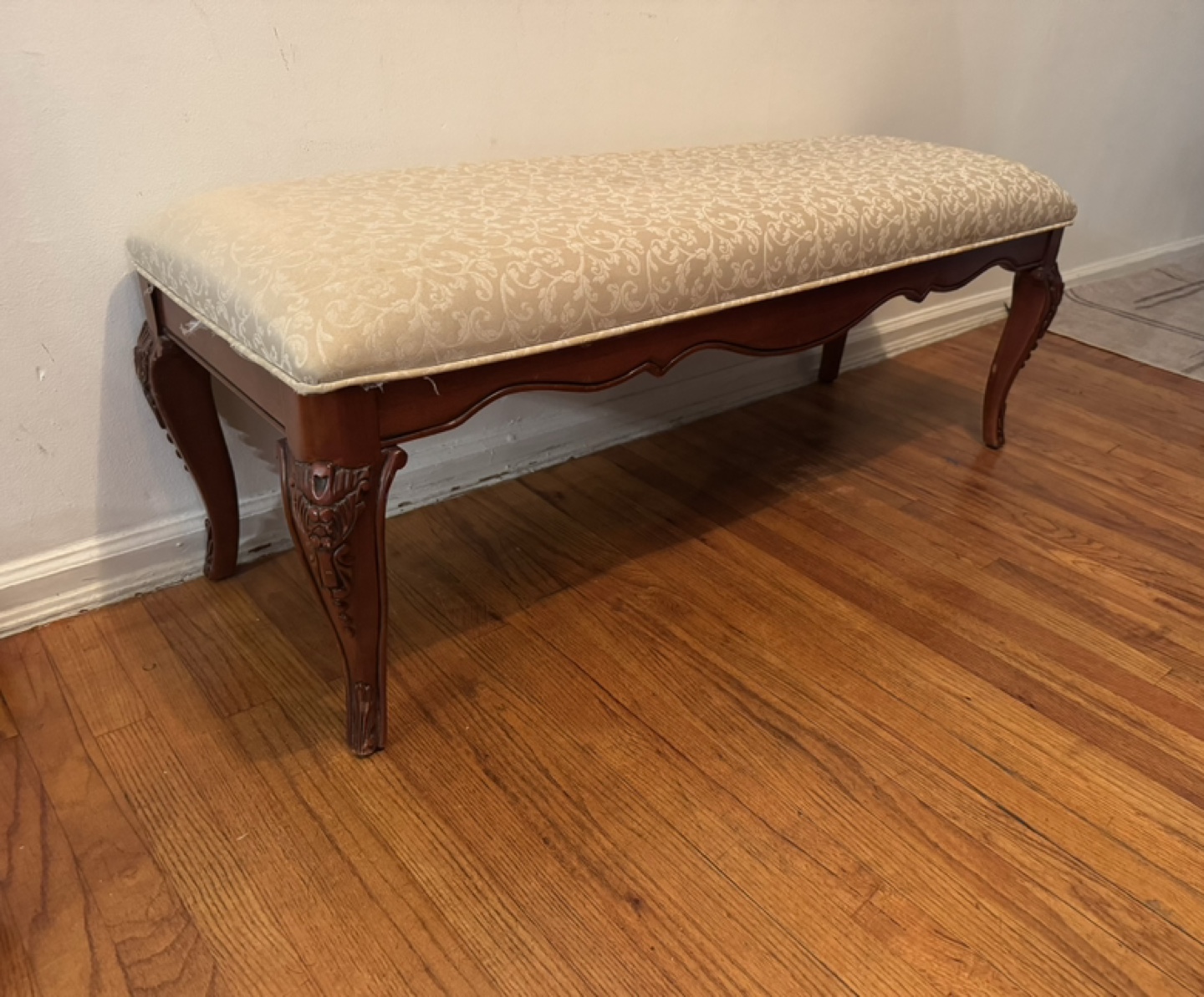 Ornate Wooden Bench