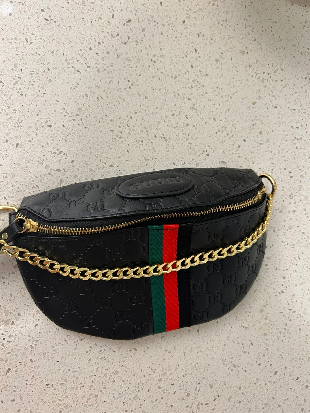 Black Chain Fanny Pack thumbnail