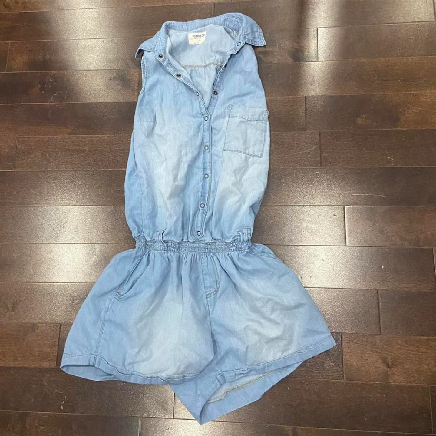Chambray Jumpsuit Romper image indicator(2)