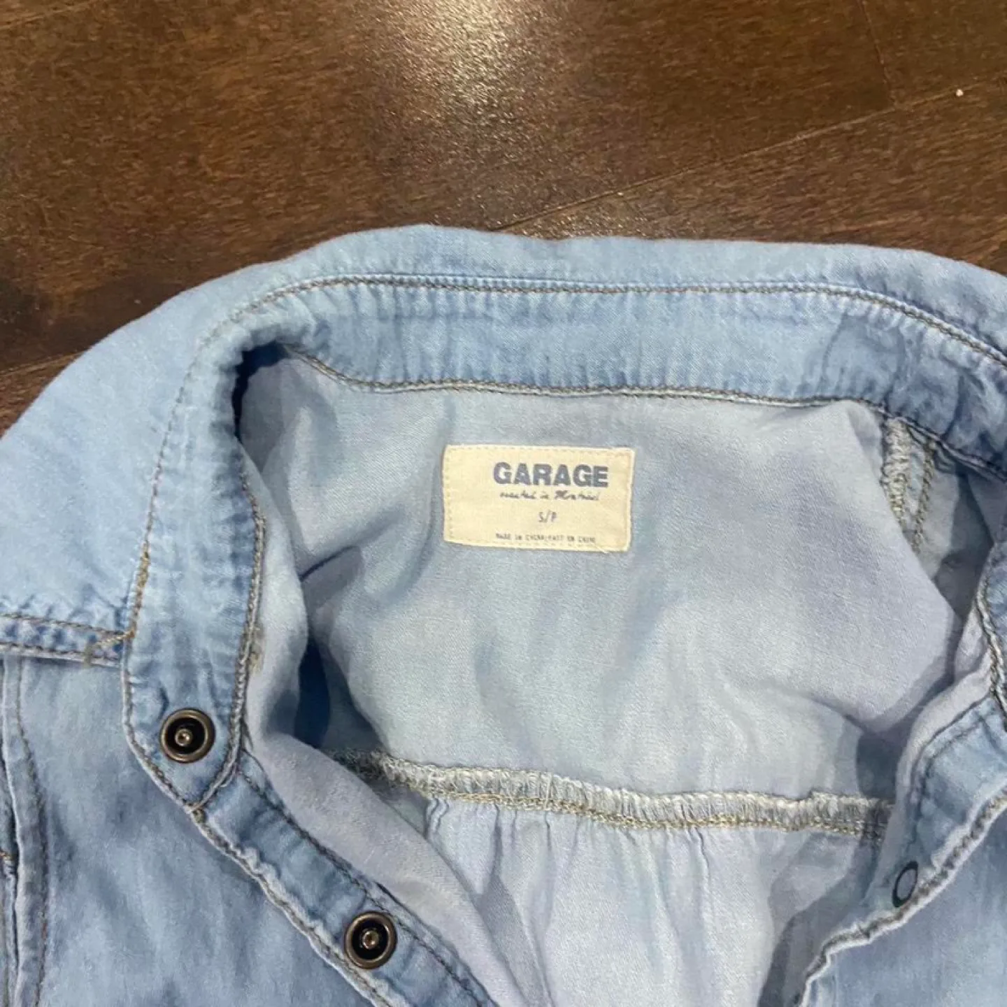 Chambray Jumpsuit Romper image indicator(3)