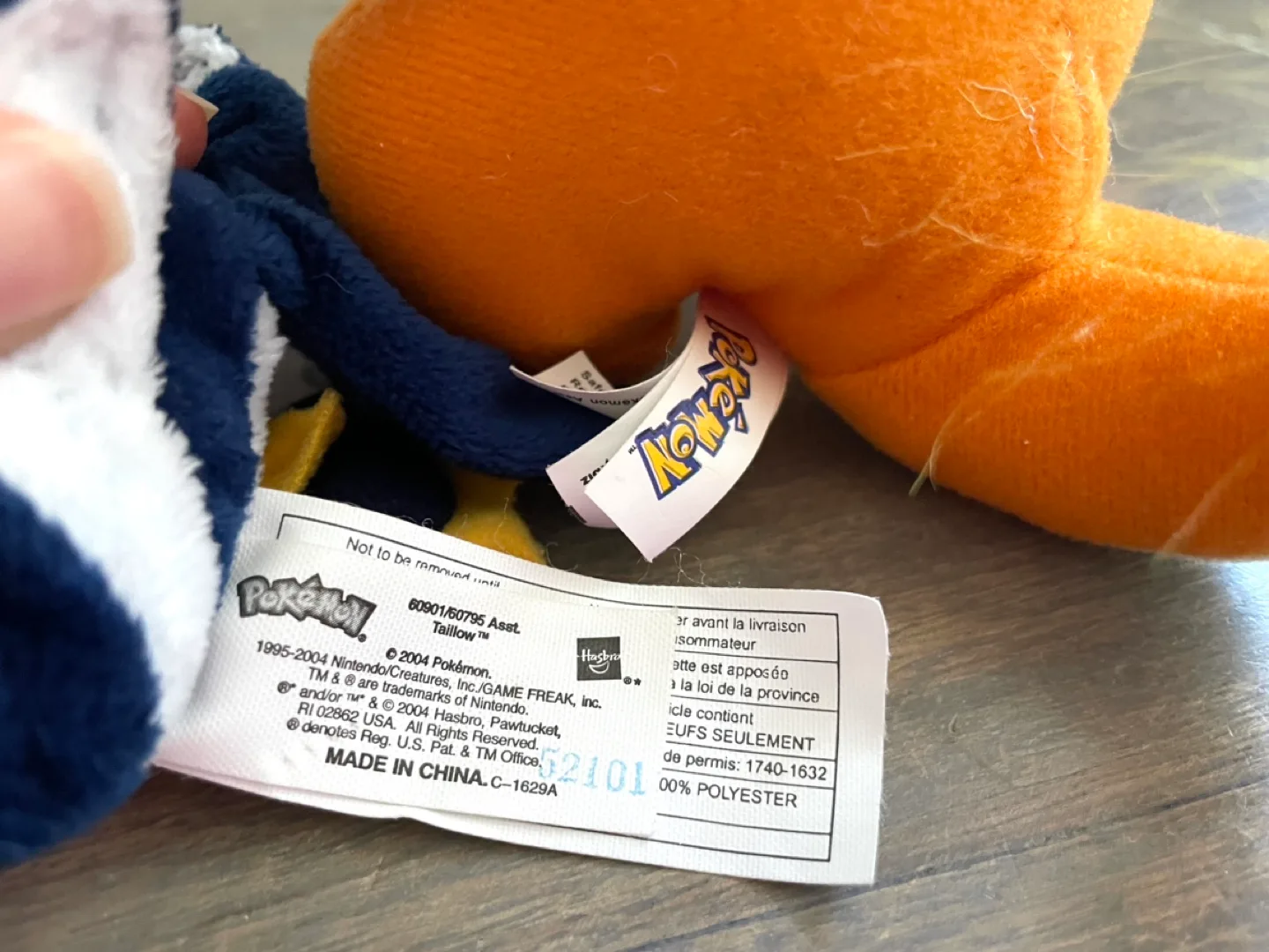 POKEMON Charmander & Taillow Plush Toys image indicator(6)