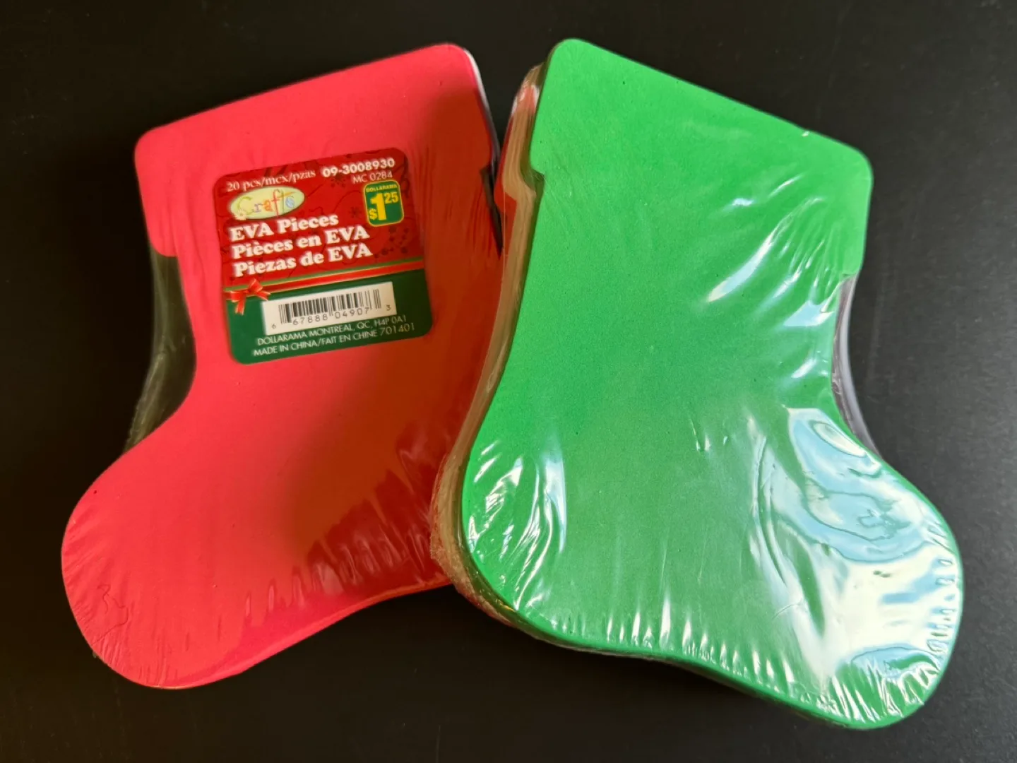 Foam Christmas Stocking Shapes! thumbnail