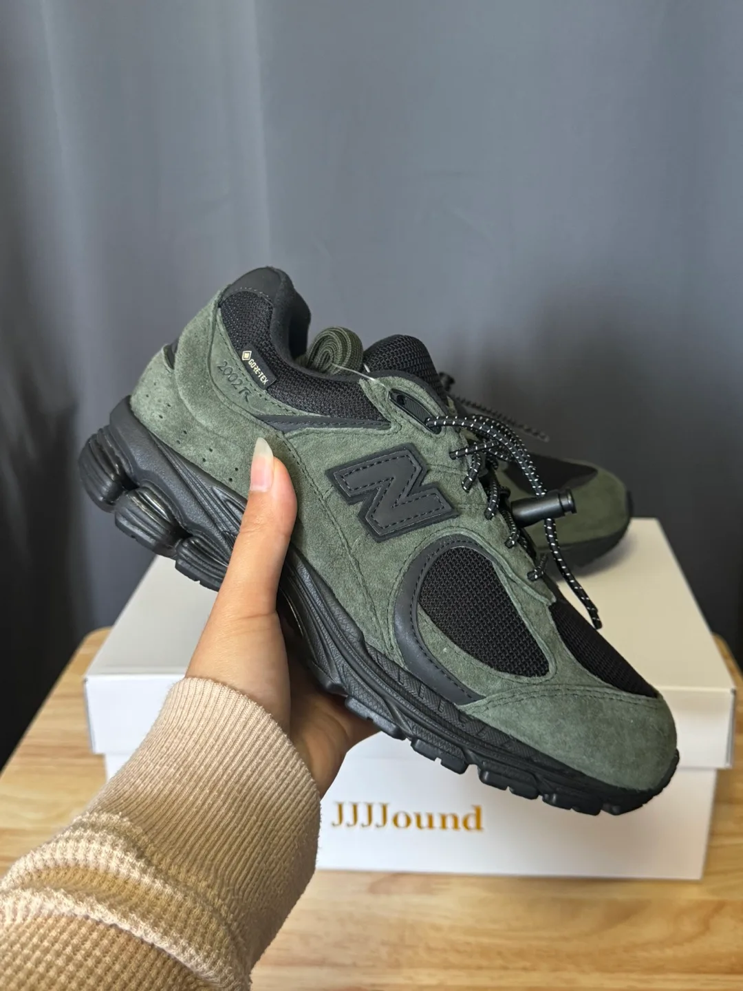 JJJJound x New Balance 2002R Gore-Tex Green thumbnail