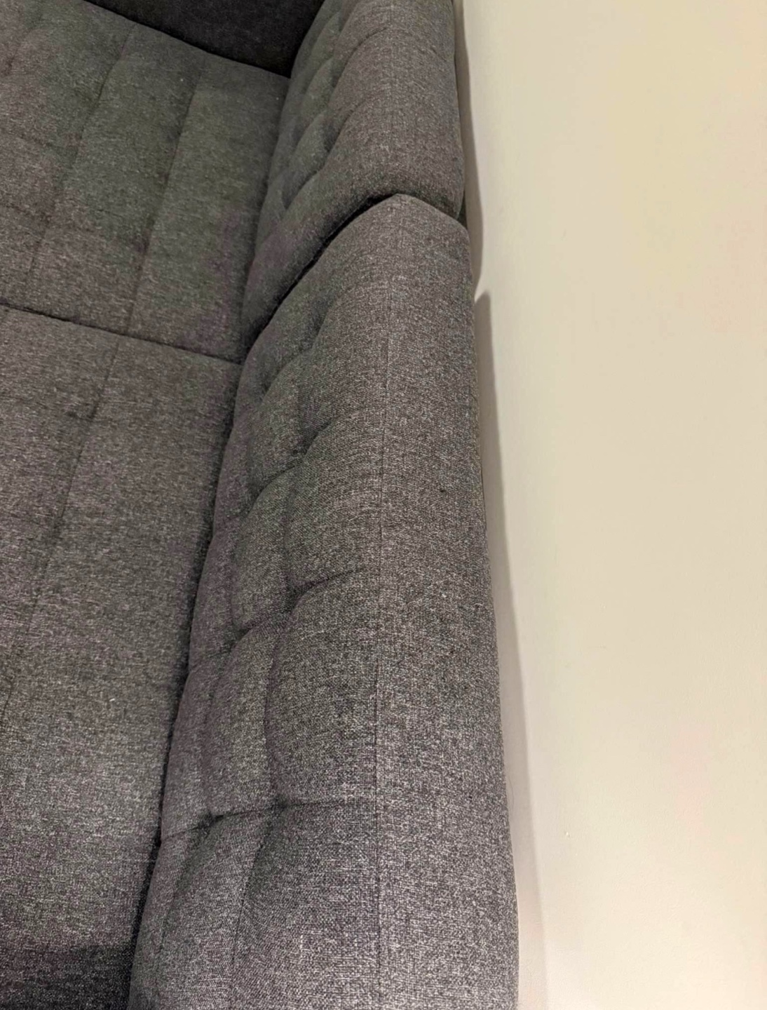 Grey/Charcoal Sofa Couch - photo 2