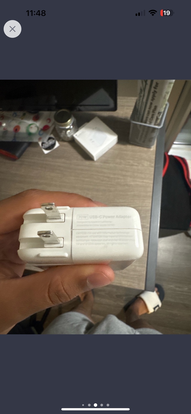 Apple 70W USB-C Power Adapter and Pencil For ipad - photo 2
