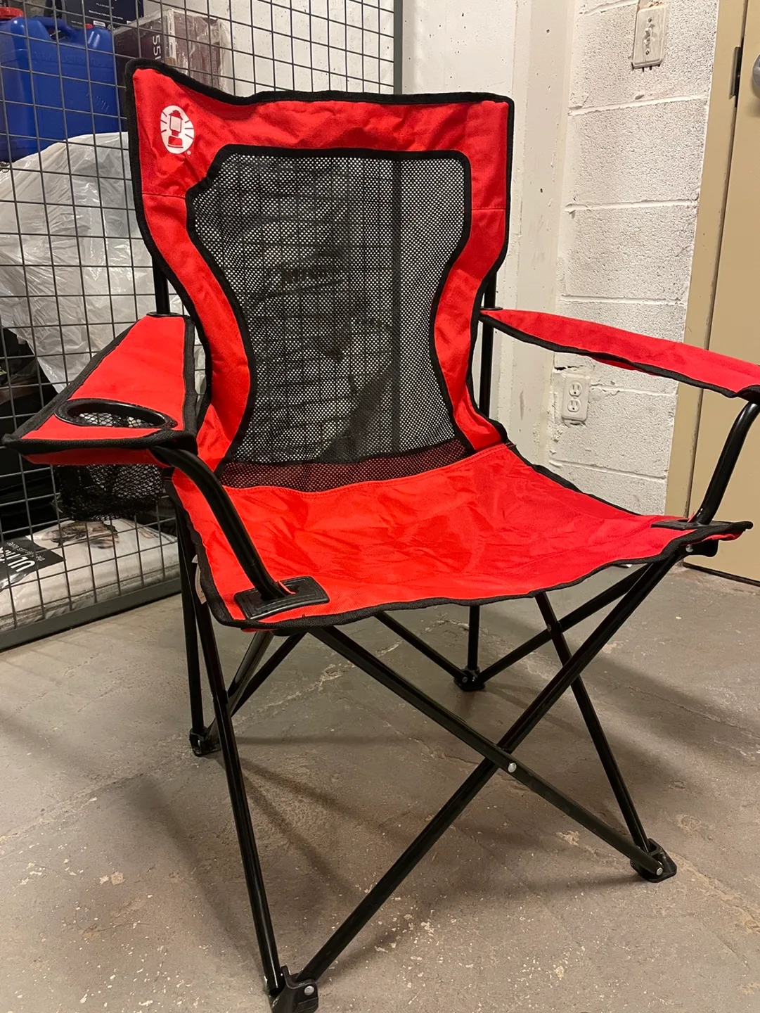 2 Folding Camping Chair with Cooler image indicator(4)