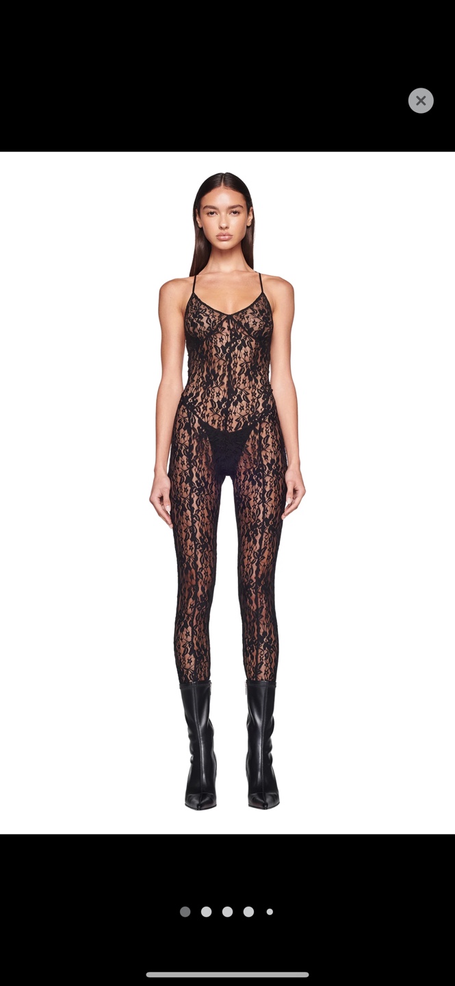 I.AM.GIA Black Lace Jumpsuit