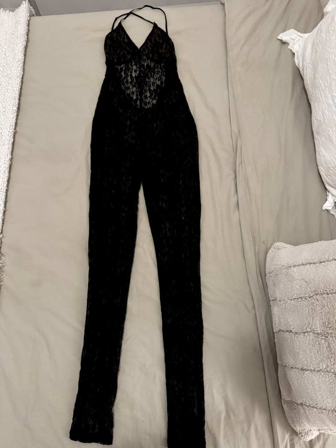 I.AM.GIA Black Lace Jumpsuit - photo 3