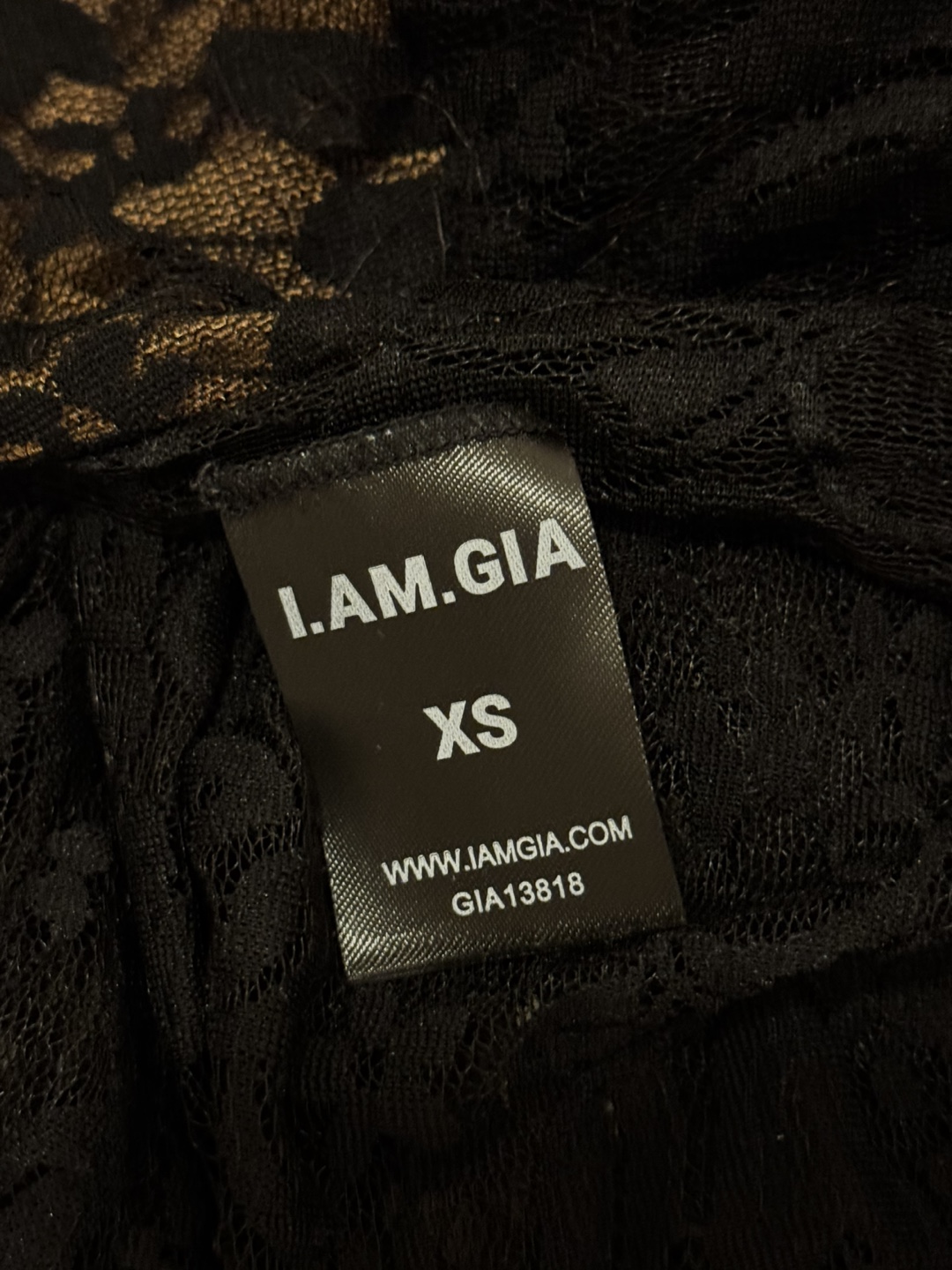 I.AM.GIA Black Lace Jumpsuit - photo 5