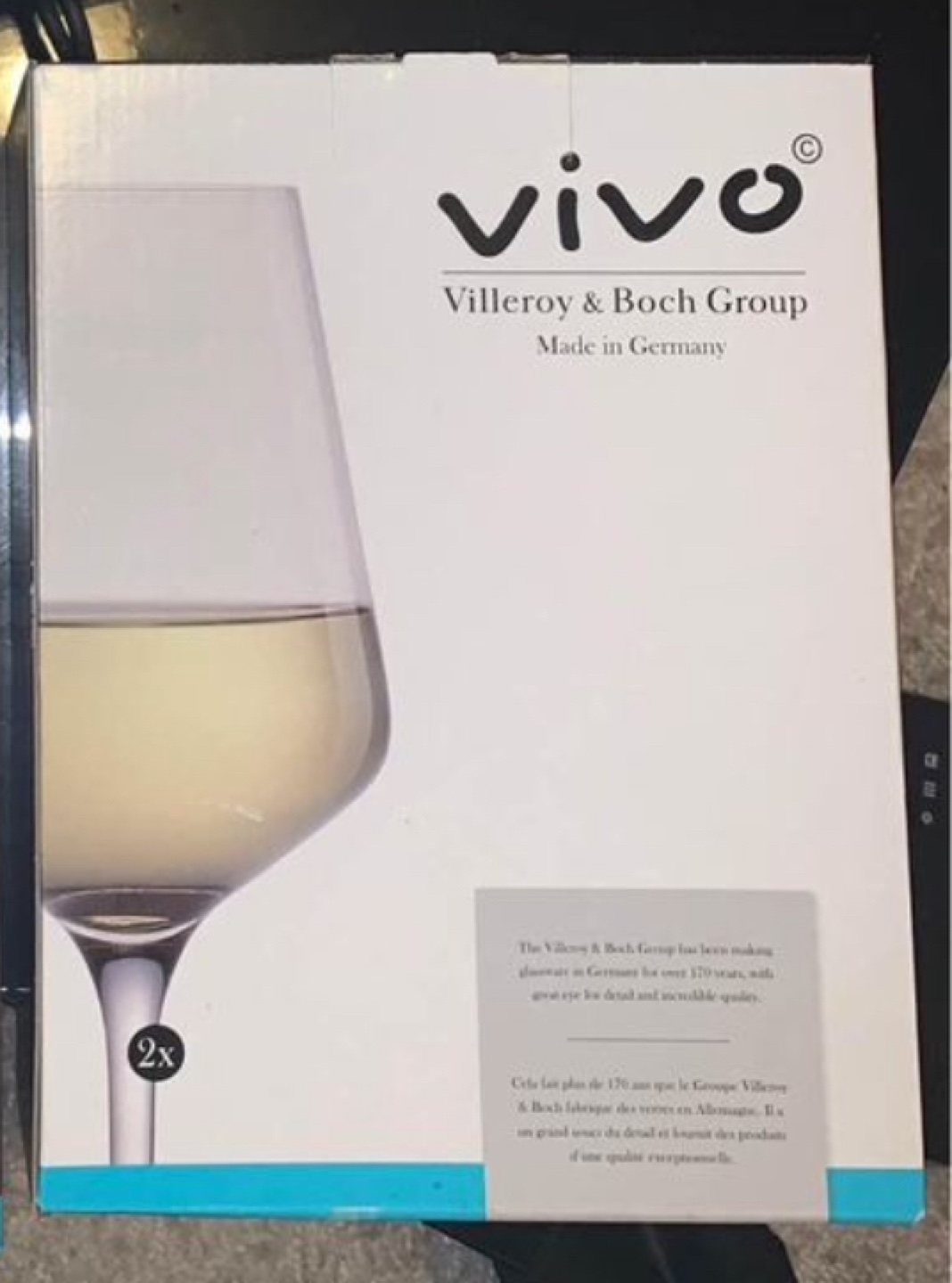 Vivo White Wine Glasses (2 pack)