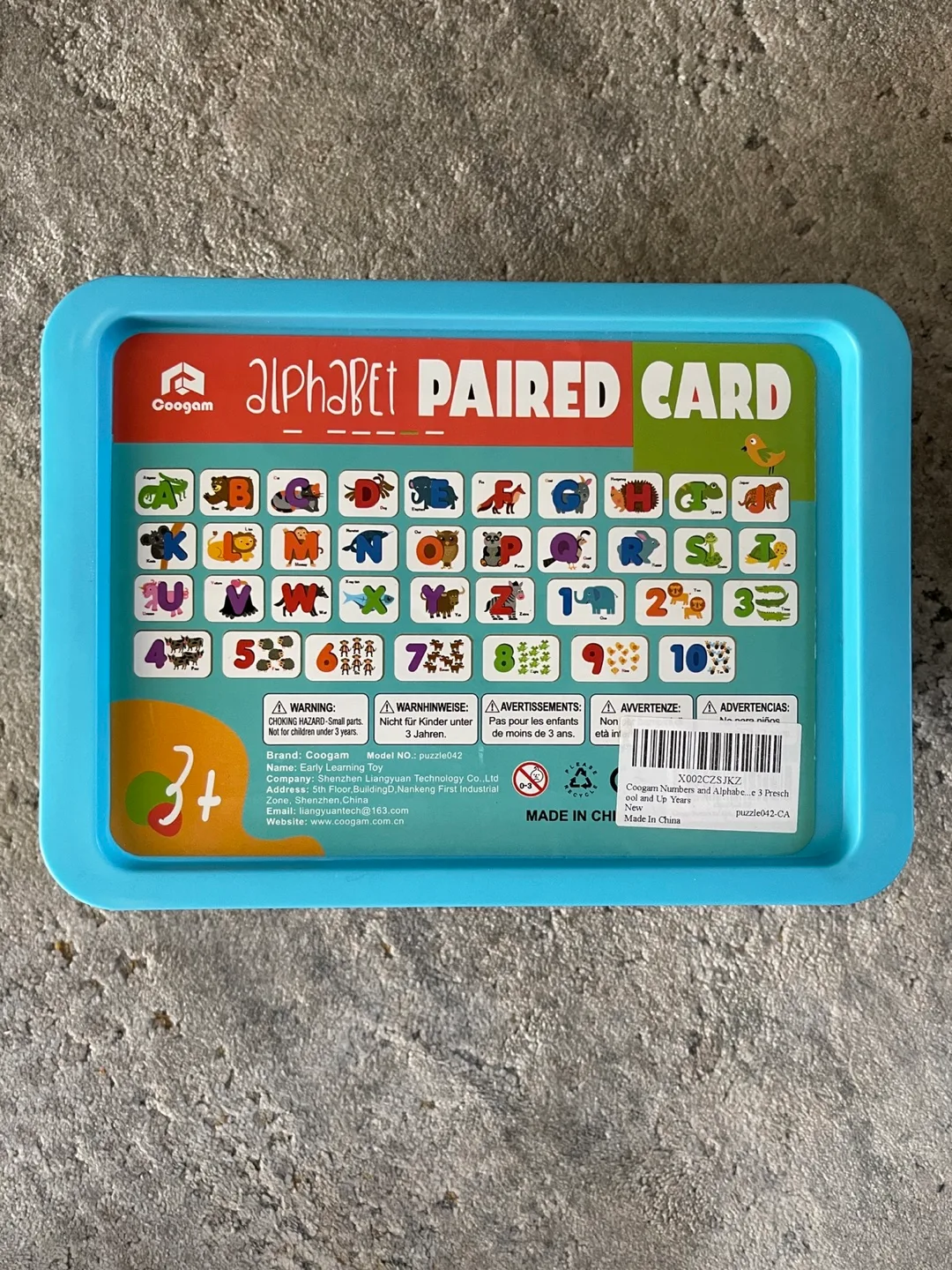 Educational Alphabet & numbers paired flash cards image indicator(3)