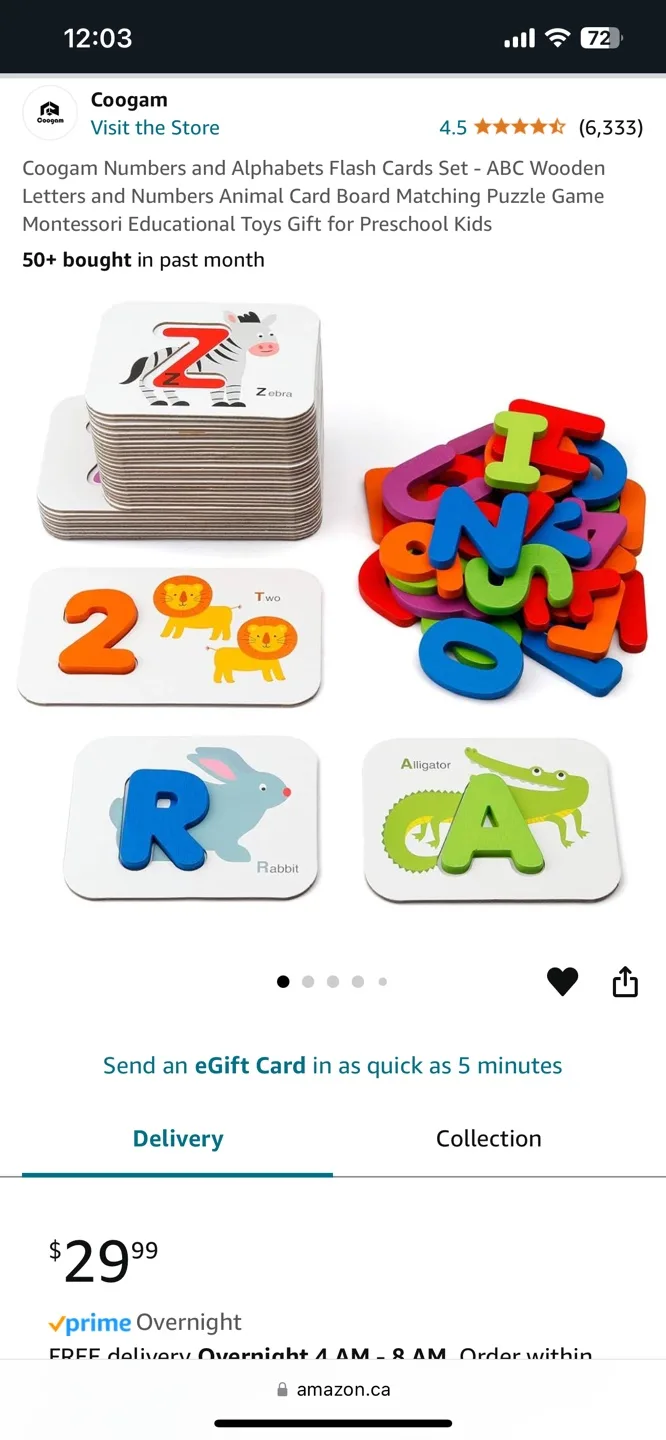 Educational Alphabet & numbers paired flash cards image indicator(4)