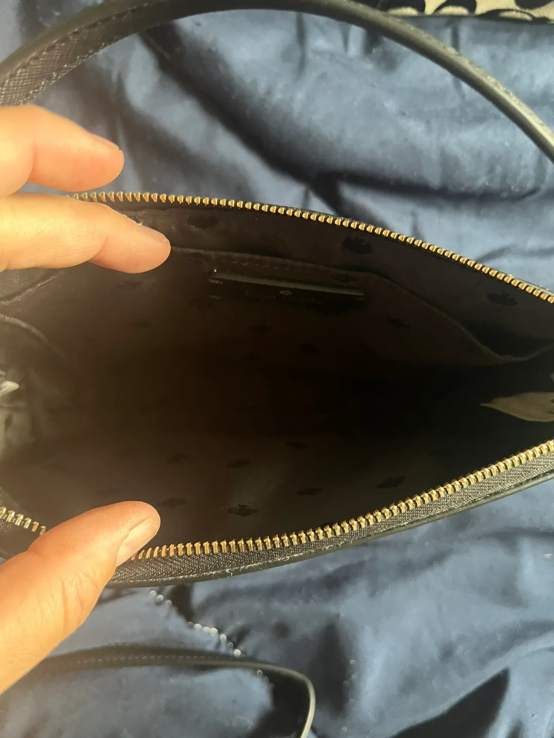 Kate Spade Black Glitter Crossbody Bag image indicator(3)