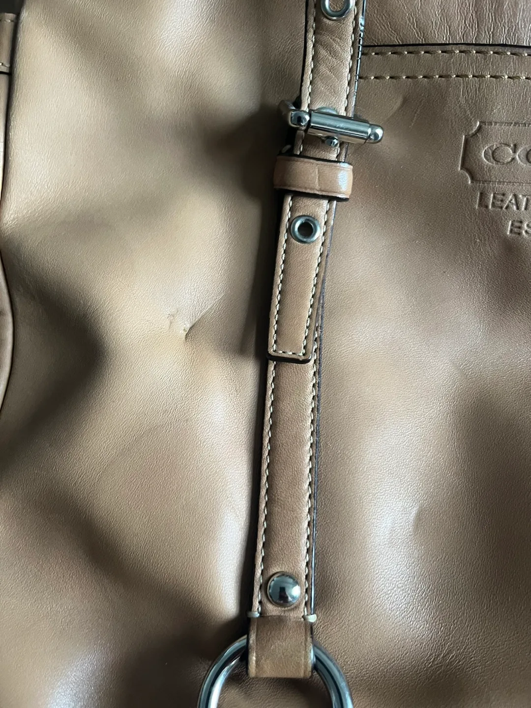 Coach Leather Tote Bag image indicator(4)