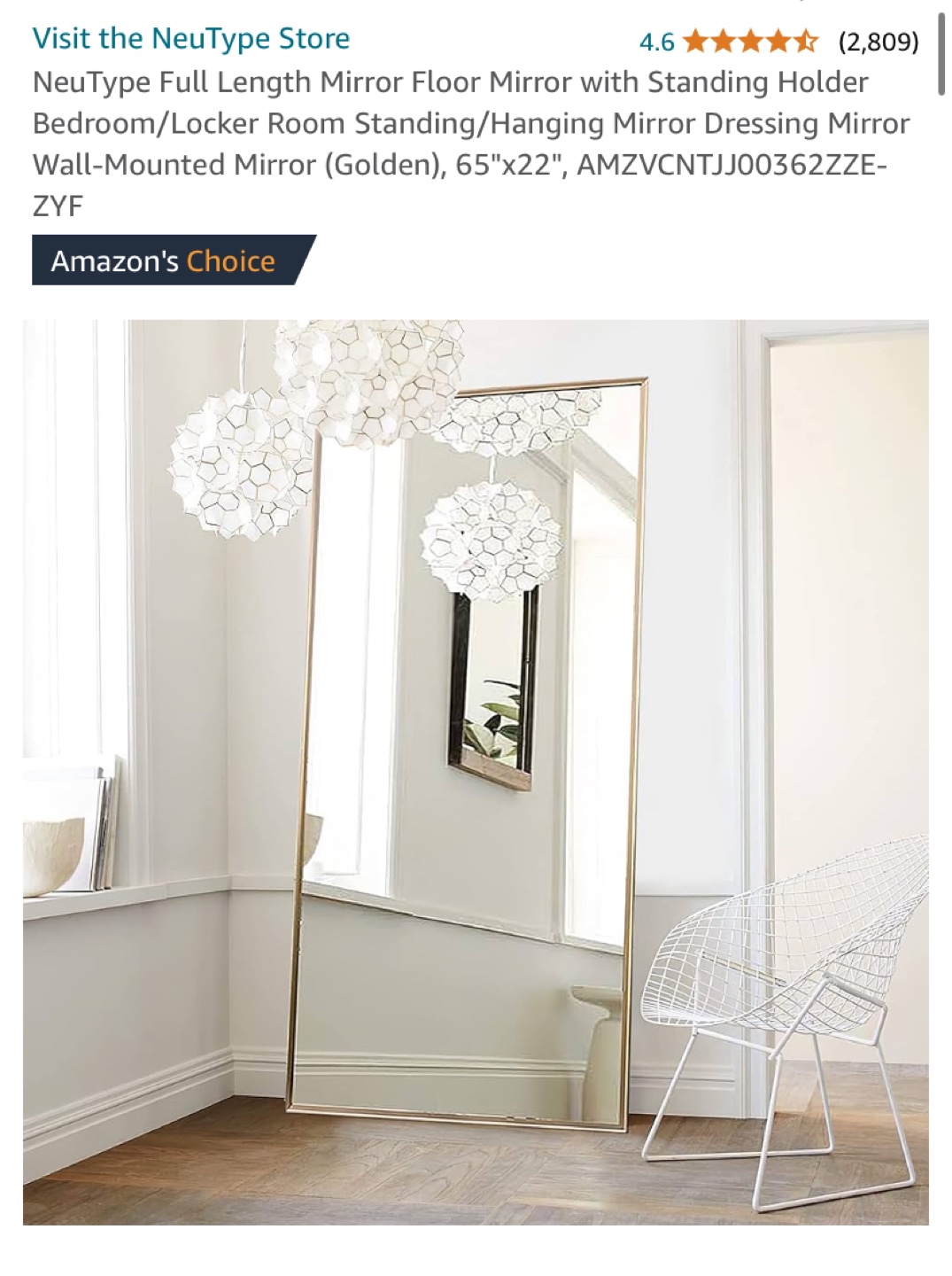 Full Length Floor Mirror