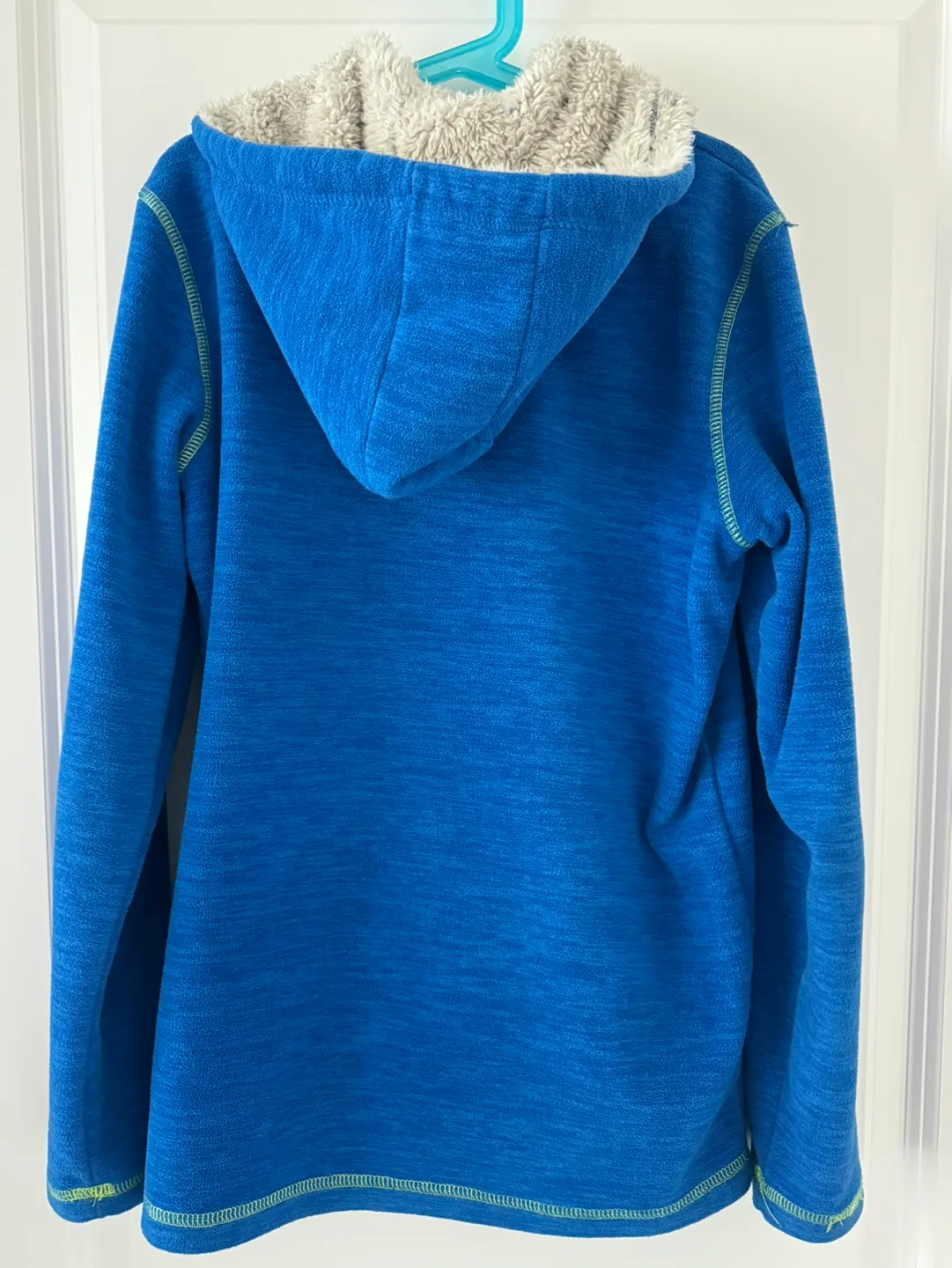 Mountain Warehouse Boy's Blue Fleece Hoodie ~ Size 11 - 12 Yrs image indicator(3)