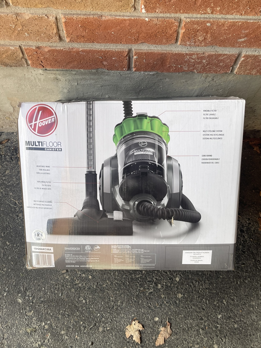 Hoover MultiFloor Canister Vacuum