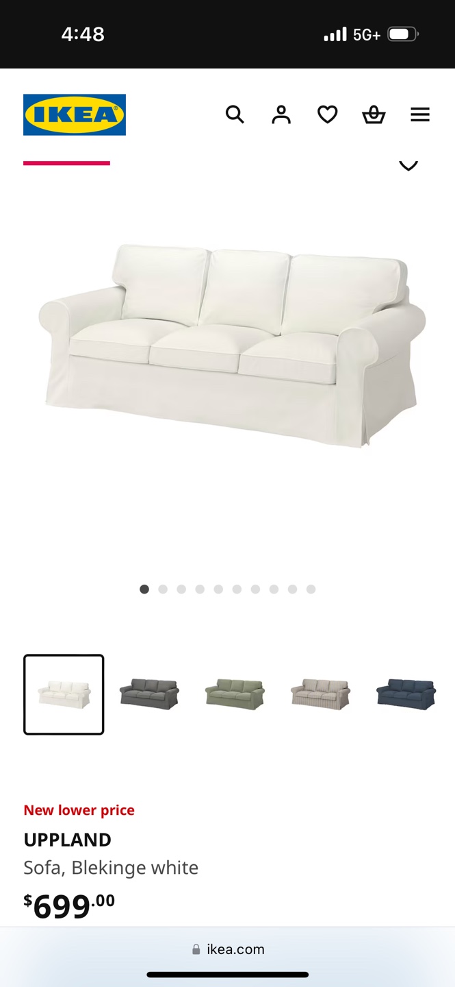 IKEA UPLAND couch - photo 2