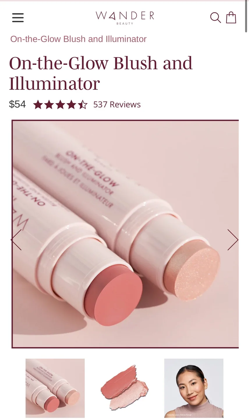 🍓REG $100+ NEW BEAUTY SET! WANDER BEAUTY All over face & LIP OIL image indicator(2)