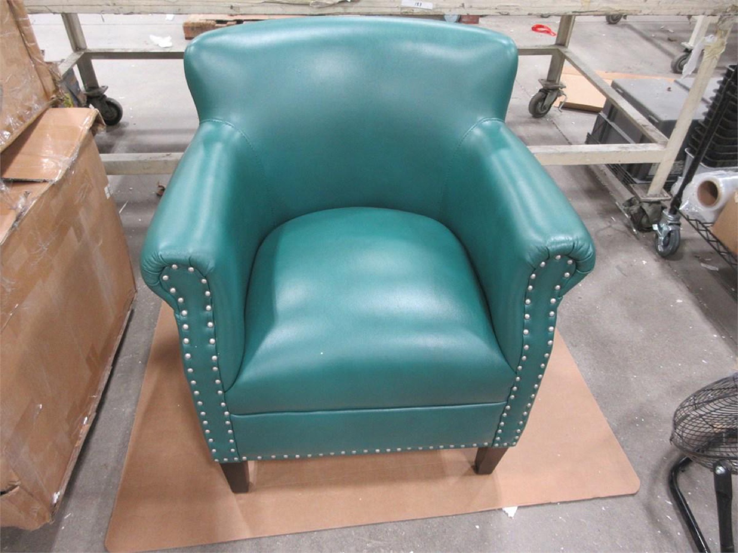 Teal Accent Armchair - photo 3