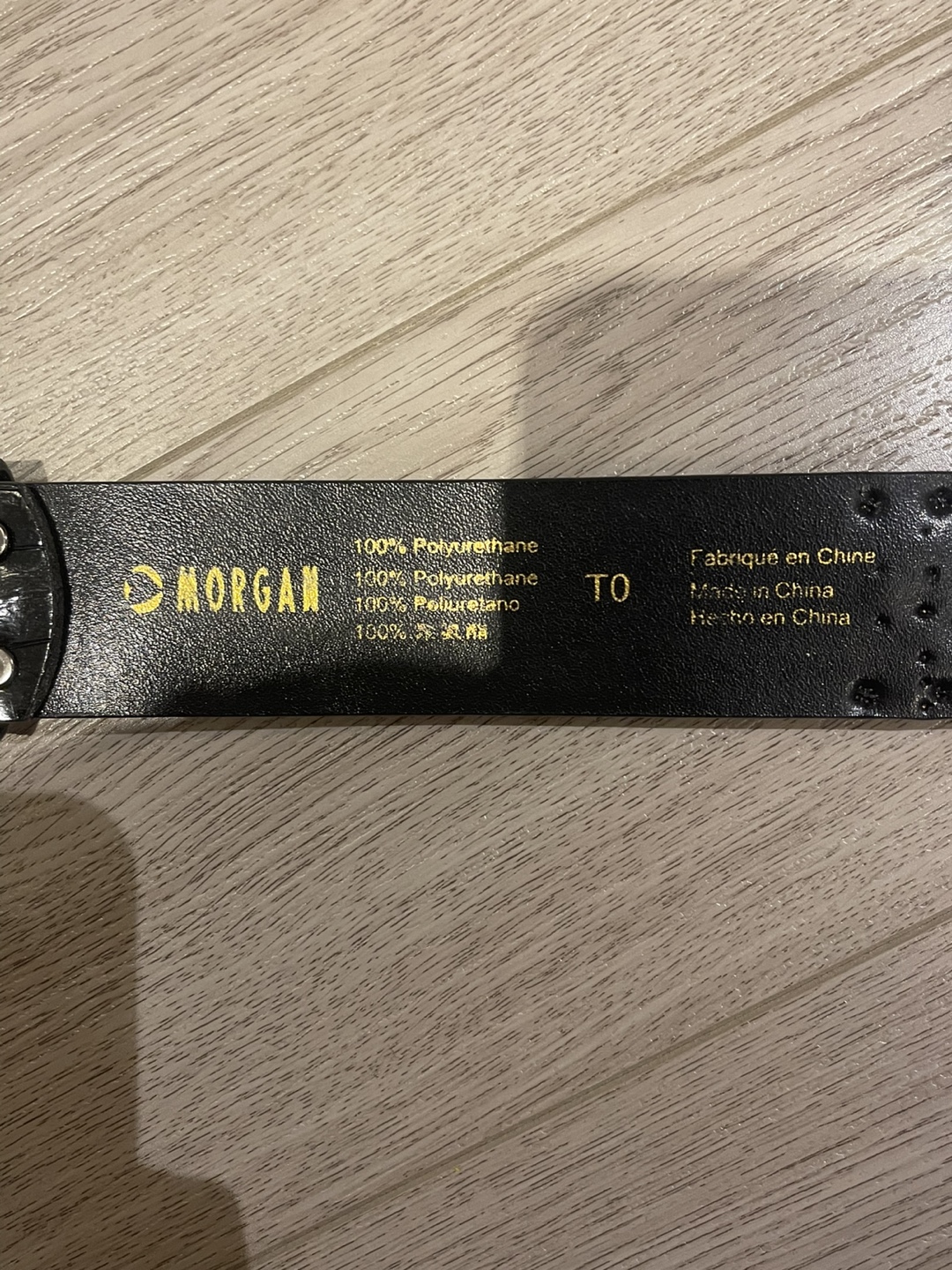 Morgan Black Studded Belt Punk emo - photo 5