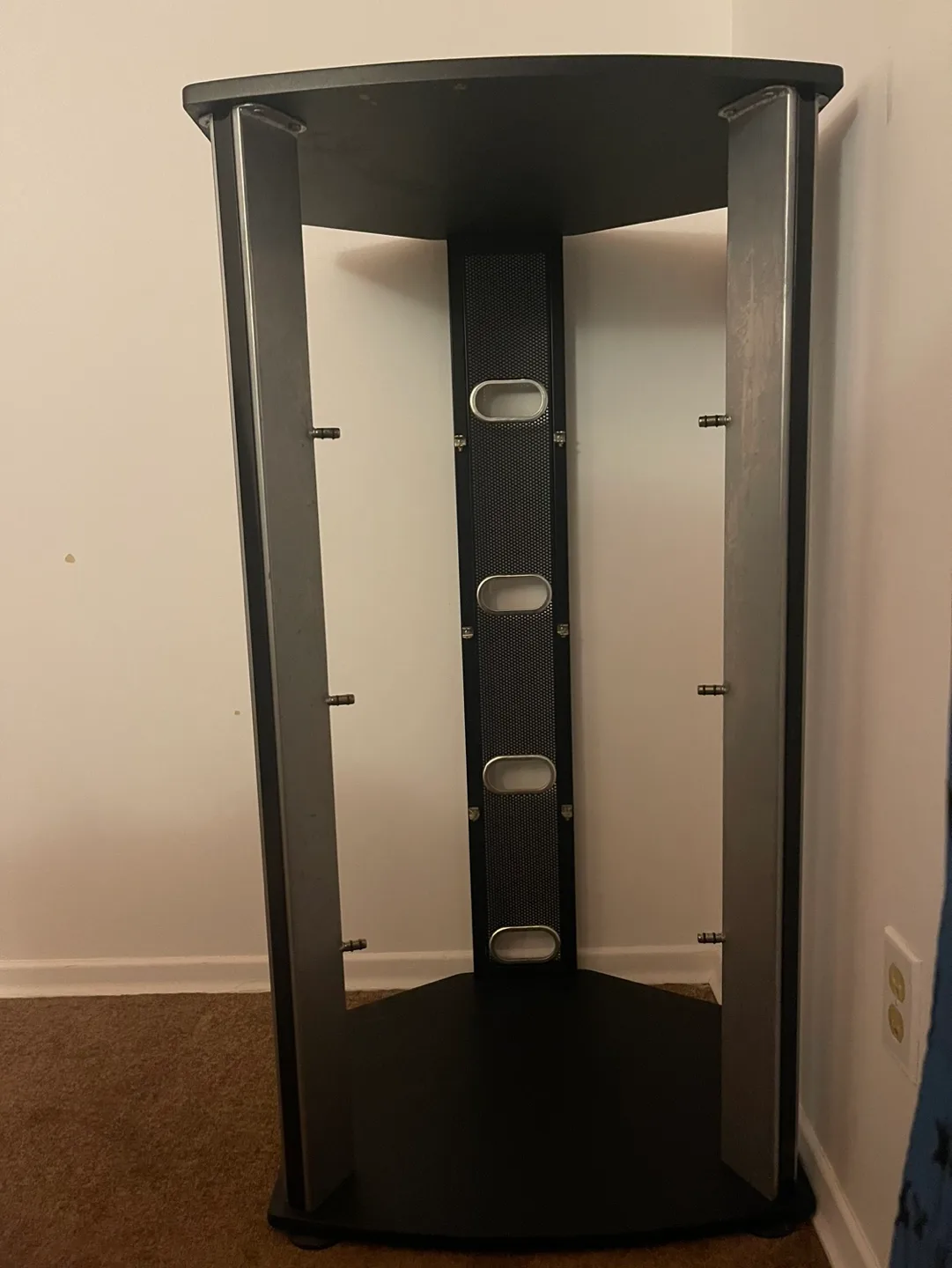 Black Corner Entertainment Stand image indicator(2)