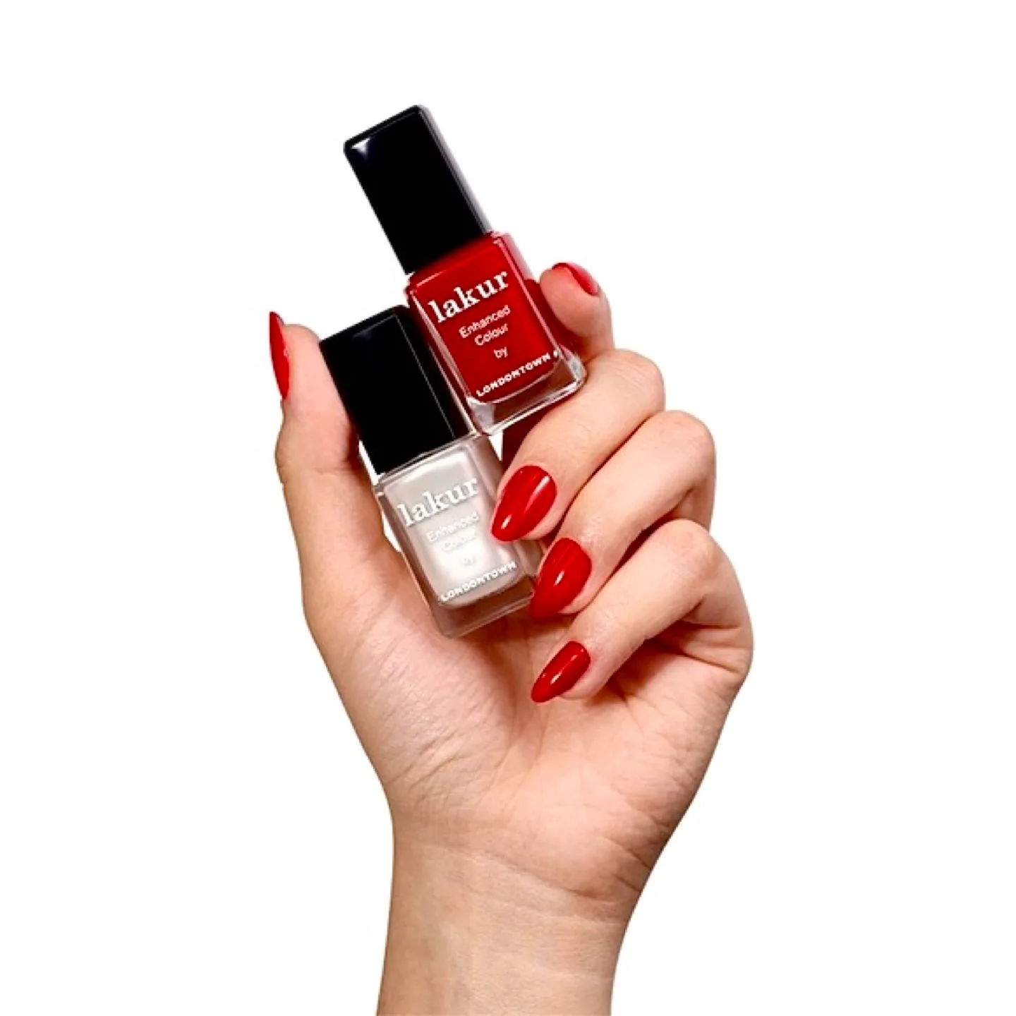 🍓BRAND NEW! REG $57 Londontown Nail Lakur Duo Set + FREE Gift image indicator(4)