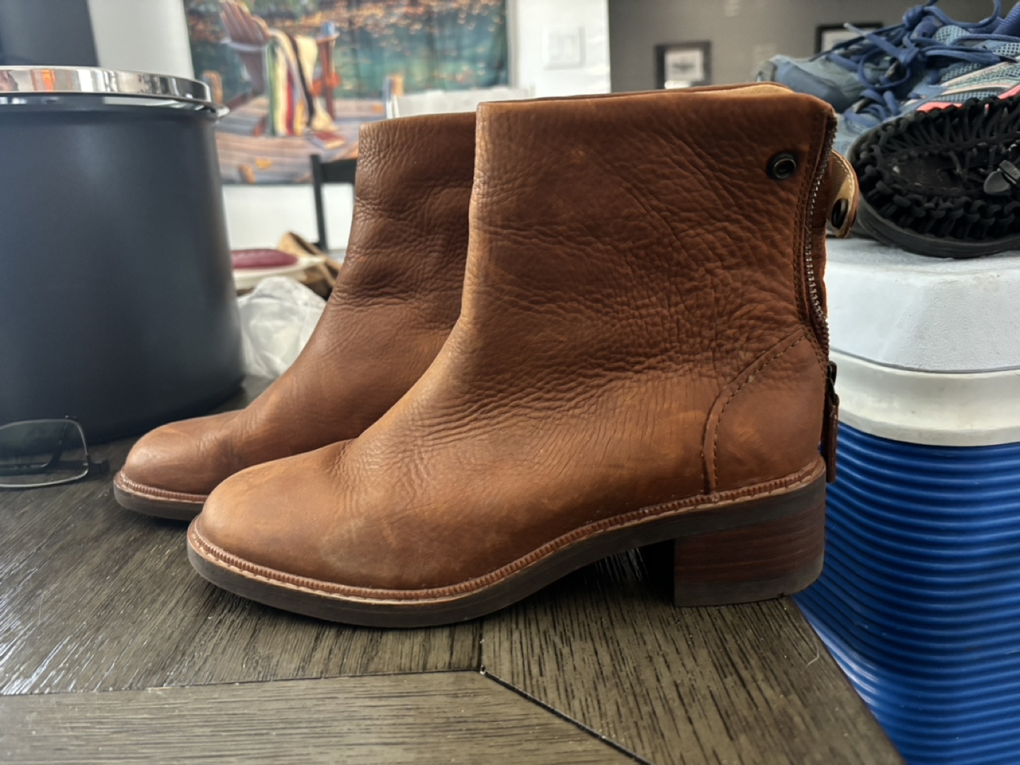Roots Leather Ankle Boots
