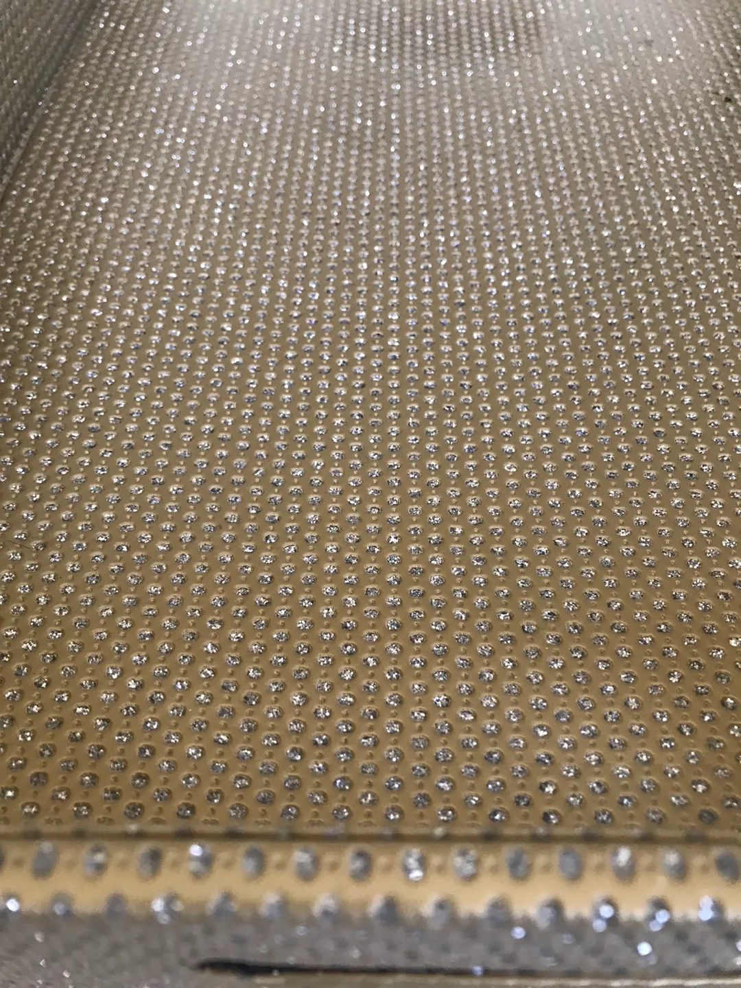 Gold Faux Leather Serving or Vanity Tray image indicator(4)