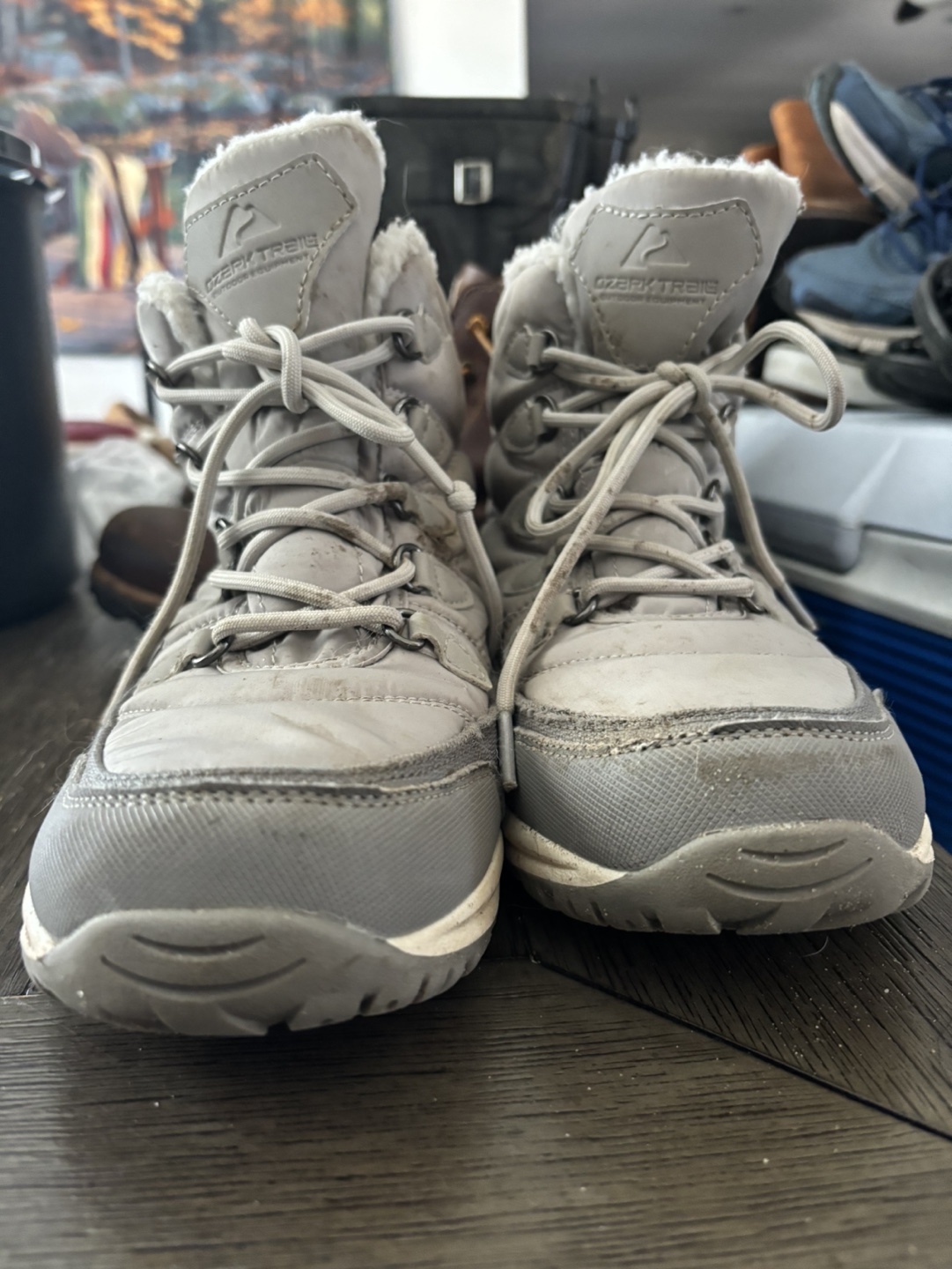 Ozark Trail Grey Winter Boots