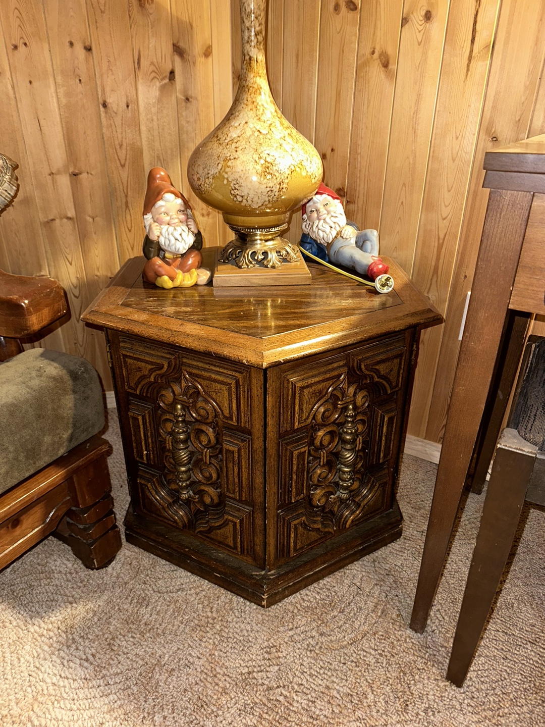 Vintage Octagonal End Tables - photo 2