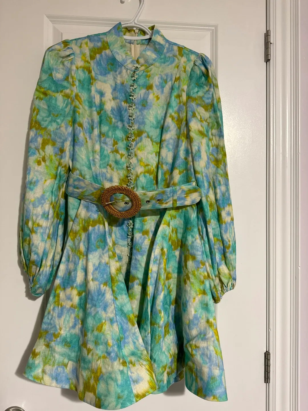 Zimmermann Floral Linen Dress image indicator(3)