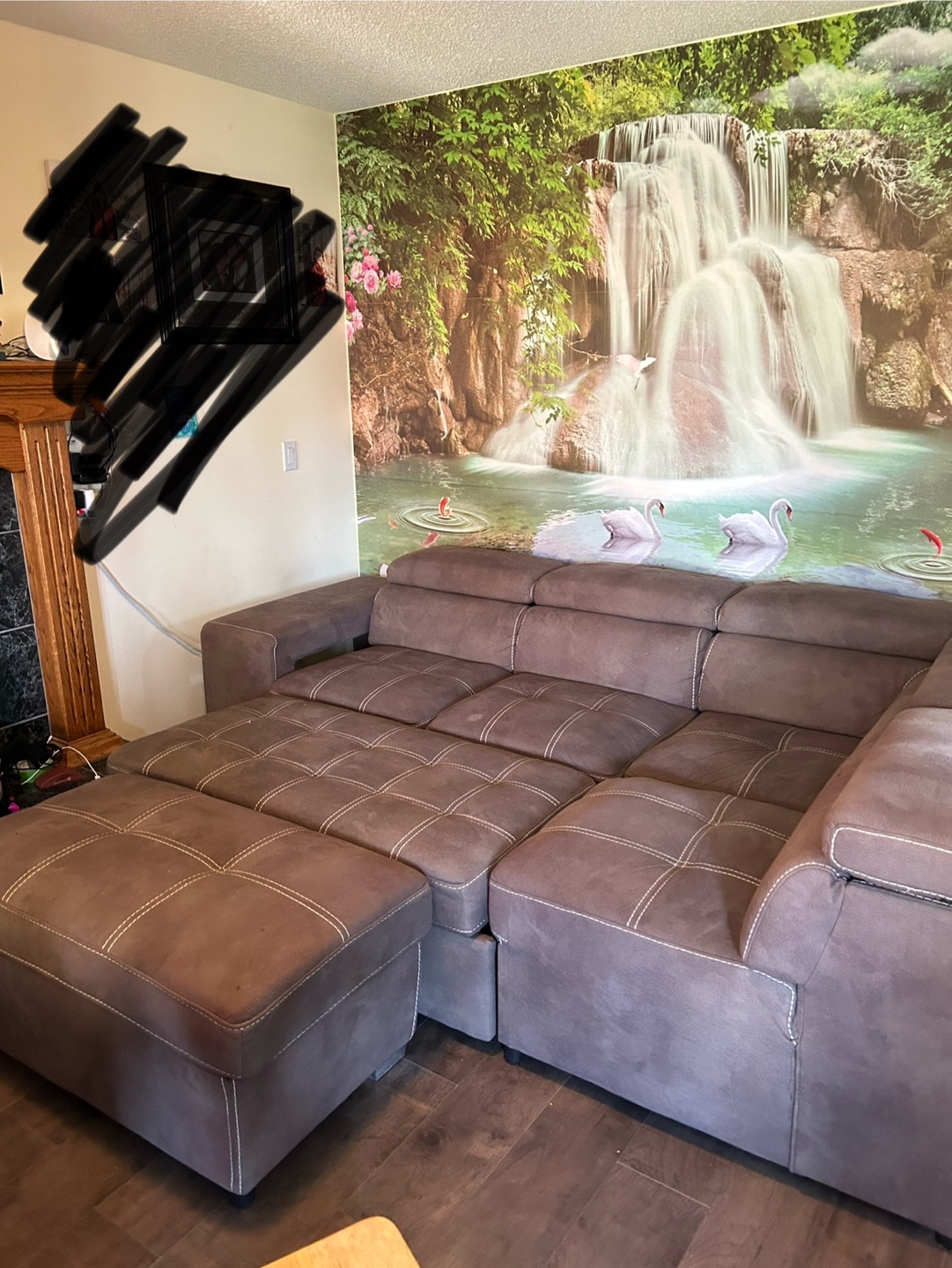 Sectional Sofa with Storage Ottoman - photo 3
