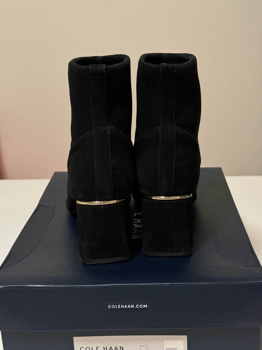 Cole Haan LaRee Stretch Bootie Black Suede - photo 5